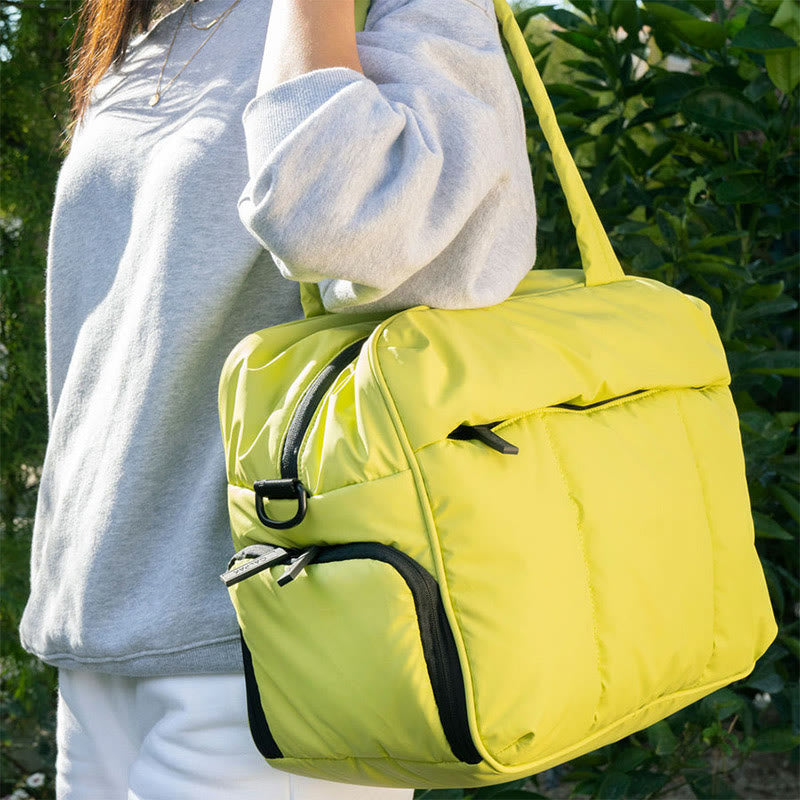 Large Capacity Duffel Bag for Women – Travel Polyester Storage Bag