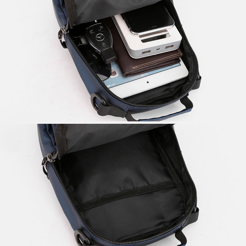 Practical Crossbody Sling Bag for Men – Waterproof Travel Satchel Purse