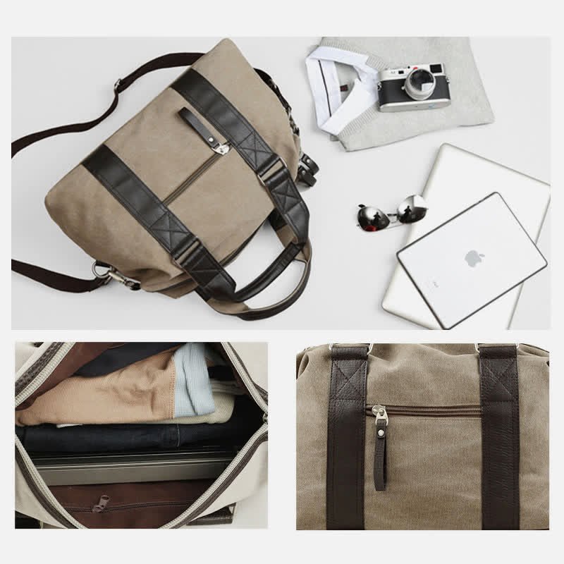 Canvas Handbag for Women & Men – Versatile Crossbody, Shoulder, and Top Handle Purse - VOTVO