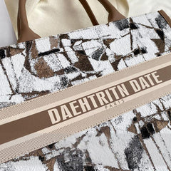 Borsa tote in tela di grande capacità per donna – Borsa da pendolare quotidiana