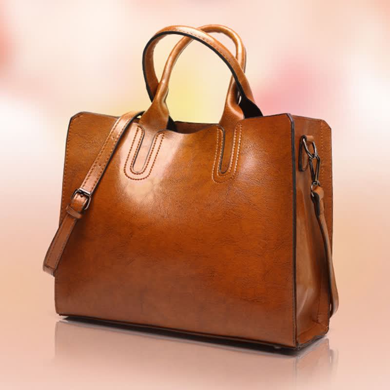 Laptop Tote Bag for Women – Business Work Bag & Casual Leather Handbag