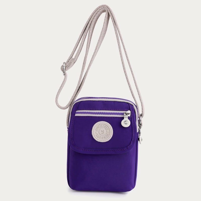 Mini Crossbody Bag – Waterproof Nylon Simple Solid Color Shopping Bag - VOTVO
