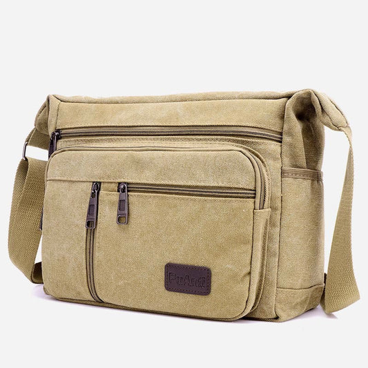 Crossbody Bag for Men | Vintage Outdoor Canvas Business Shoulder Bag