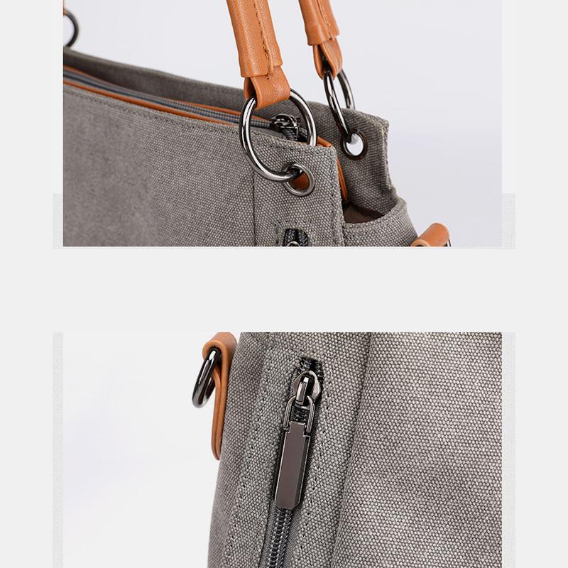 Large Capacity Casual Canvas Crossbody Bag for Women – Stylish & Practical - VOTVO