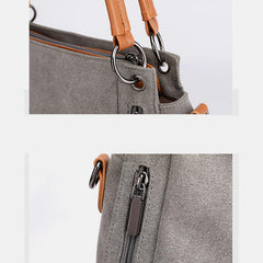 Large Capacity Casual Canvas Crossbody Bag for Women – Stylish & Practical - VOTVO