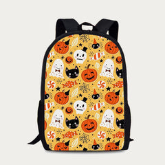 Funny Pumpkin Backpack for Halloween Party – Daily Travel Schoolbag