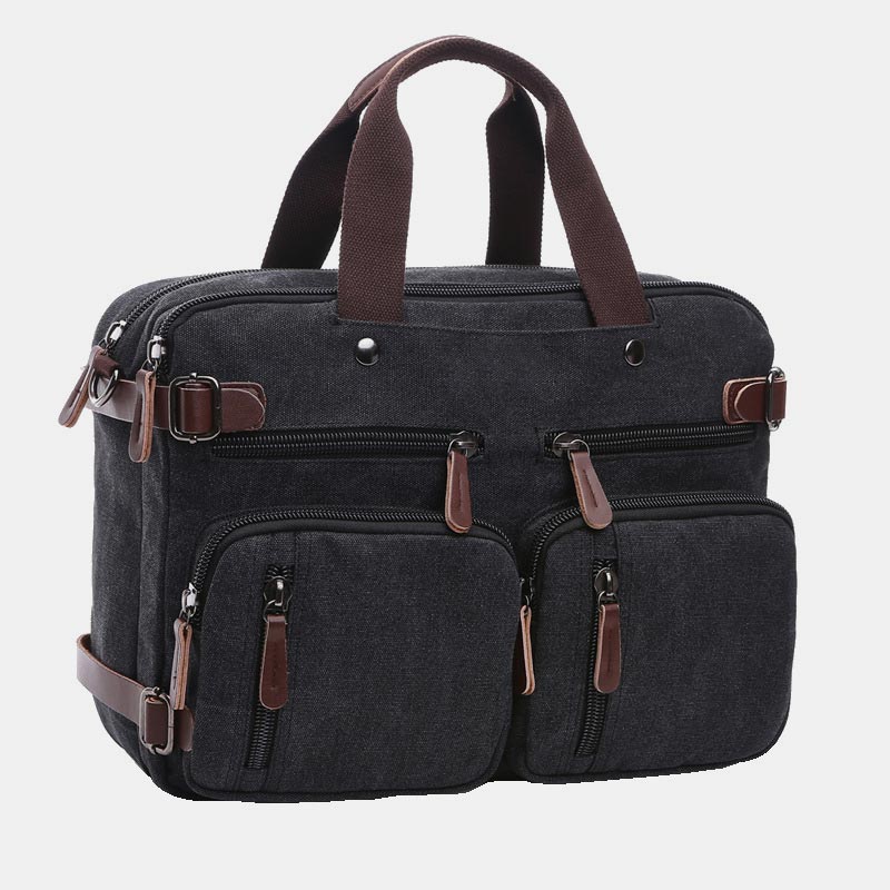 3 Way - Use Large Capacity British Style Briefcase – Versatile Elegance for Work and Travel - VOTVO
