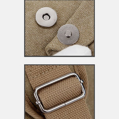 Canvas Sling Bag for Men - Outdoor Travel & Camping Chest Day Pack