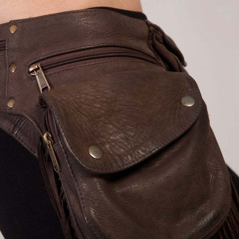 Medieval Handmade Vintage Leather Waist Bag – Practical & Stylish for Daily Use and Parties