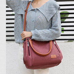 Large Capacity Casual Canvas Crossbody Bag for Women – Stylish & Practical - VOTVO