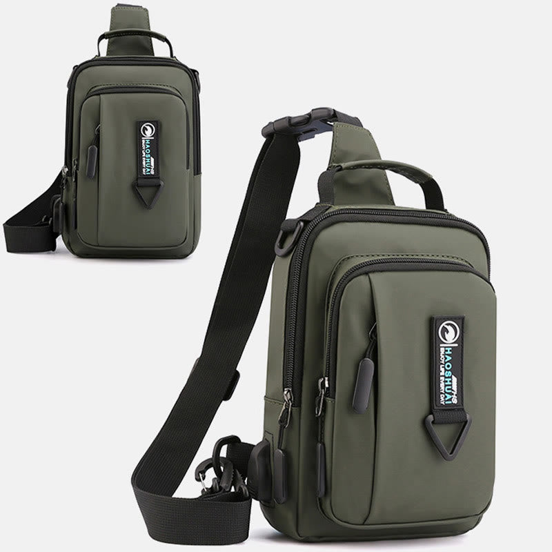 Practical Crossbody Sling Bag for Men – Waterproof Travel Satchel Purse