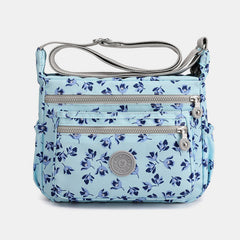 Large Capacity Waterproof Floral Crossbody Bag for Women – Stylish Shoulder Bag with Multiple Pockets