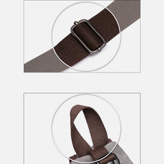 Canvas Sling Bag Crossbody Backpack – Casual Rucksack with USB Charging Port - VOTVO