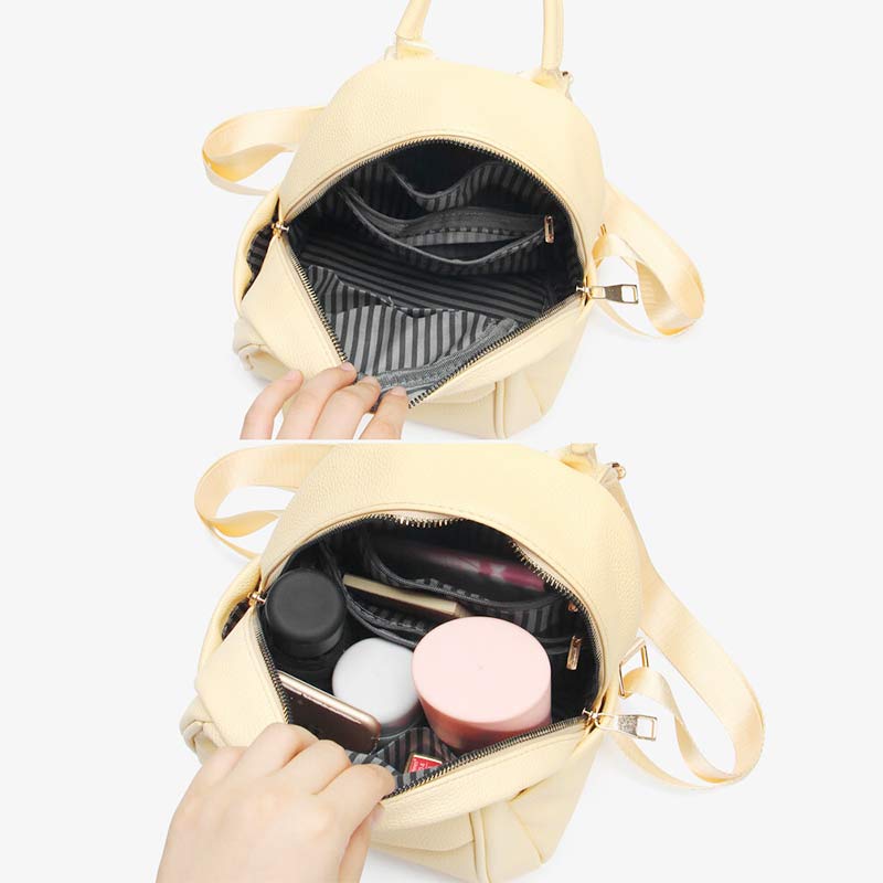 Women Mini Backpack – Small Travel Casual PU Leather Daypack Purses