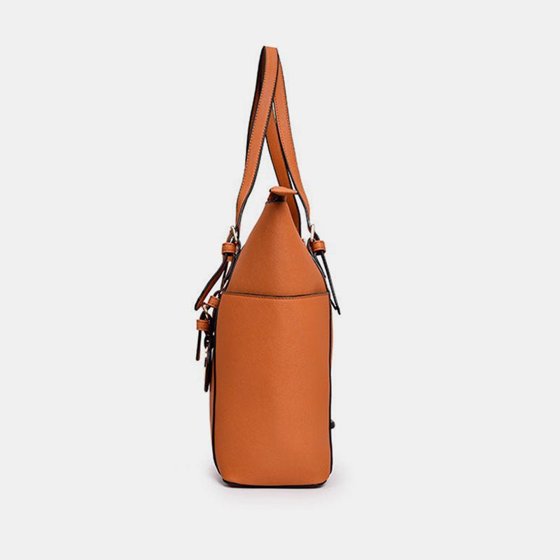 Women’s Large Capacity Tote Handbag – Stylish PU Leather Shoulder Bag - VOTVO