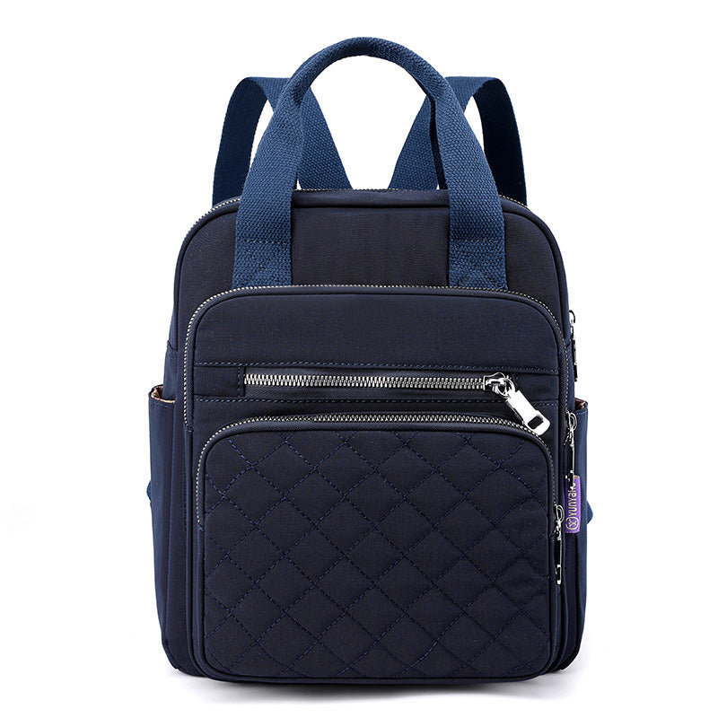 Quilted Backpack Stylish Shoulder Bag for Women Traval Casual Purses