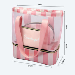 Leisure Beach Bag for Women – Travel & Fitness Nylon Shoulder Bag