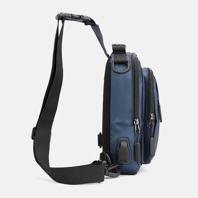 Practical Crossbody Sling Bag for Men – Waterproof Travel Satchel Purse