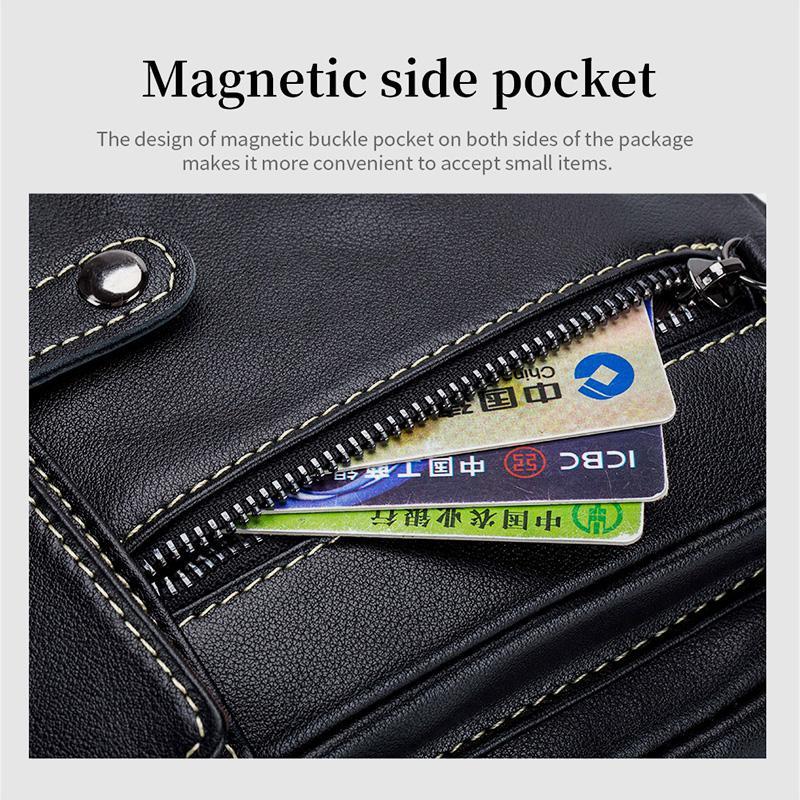 LargeCapacity RealLeather Multifunctional Crossbody Bag - VOTVO