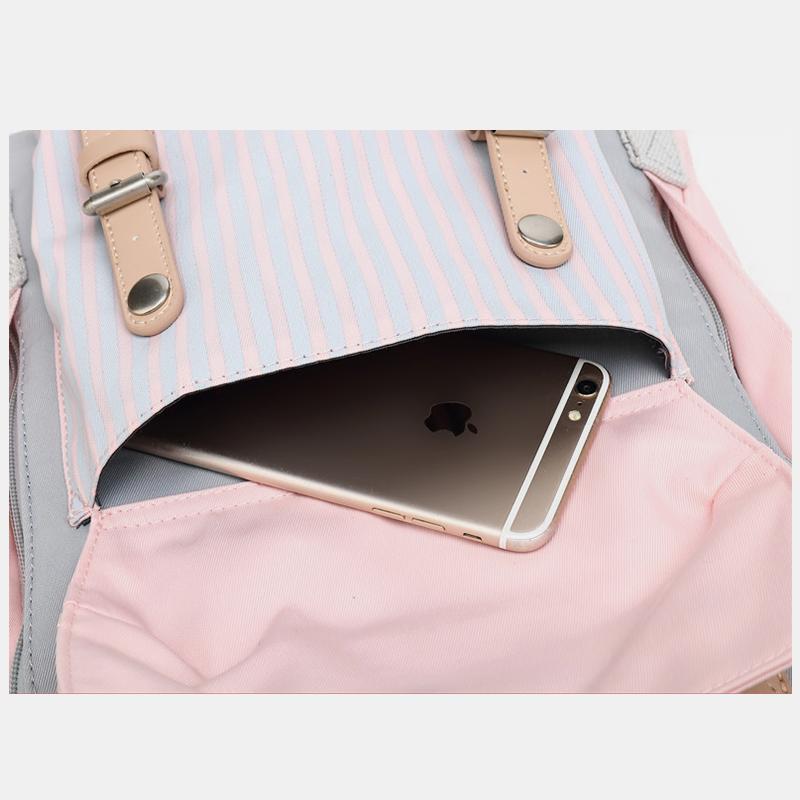 Large Capacity Vintage Laptop Backpack for Women – Multi-Pocket, Stylish & Durable for School & Travel