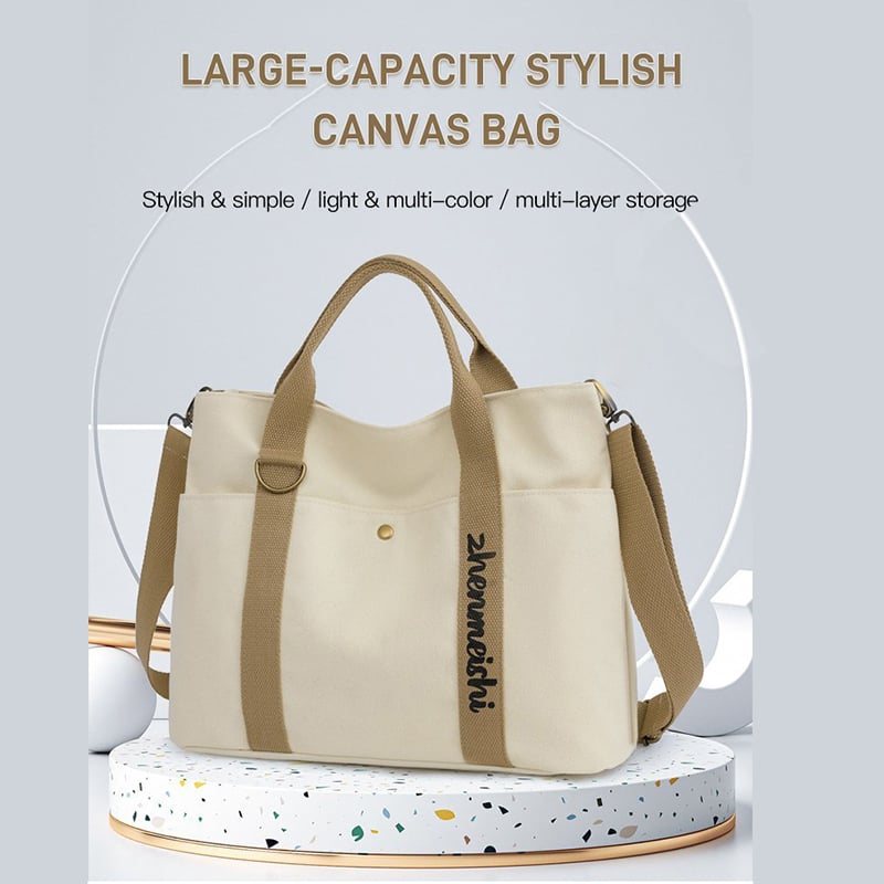 Large - capacity stylish canvas bag - VOTVO