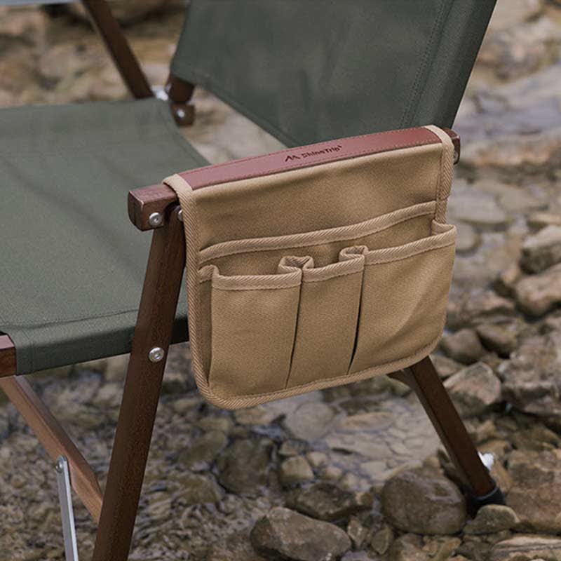 Borsa laterale da appendere al bracciolo della sedia da campeggio per esterni - Borsa portaoggetti multifunzionale per viaggi, sport e altro