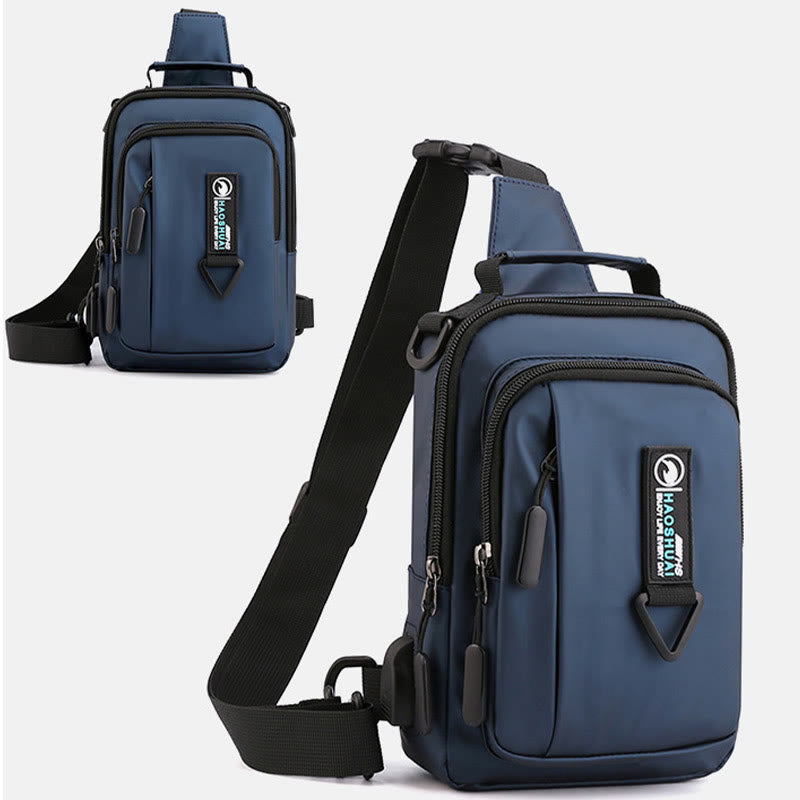Practical Crossbody Sling Bag for Men – Waterproof Travel Satchel Purse