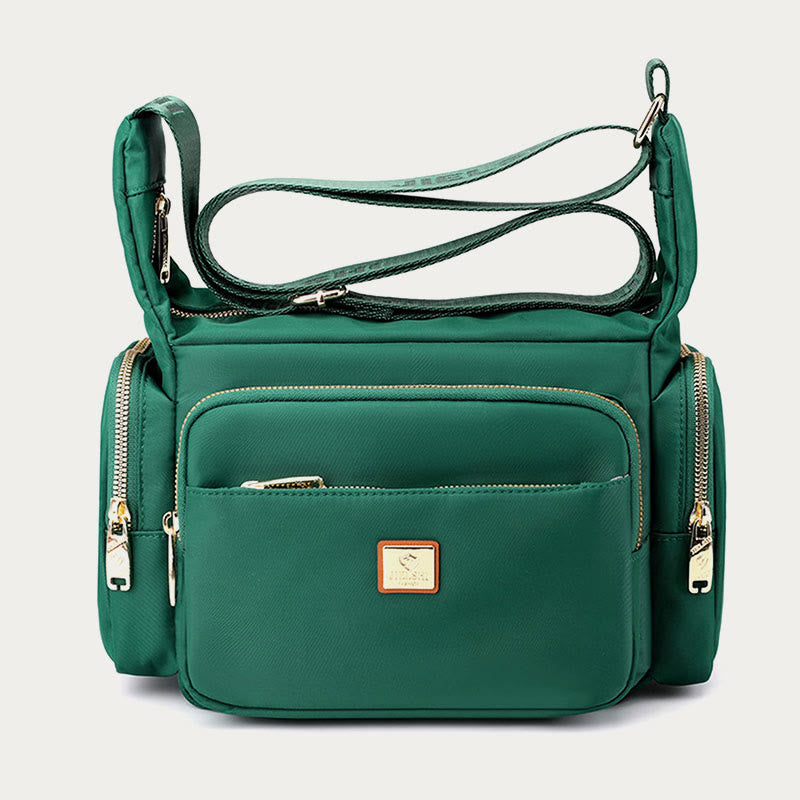 Nylon Crossbody Bag for Women – Daily Use, Multiple Pockets, Adjustable Strap