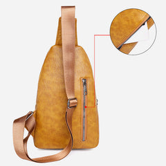 Fashionable Waterproof Sling Bag for Women - Crossbody Purse with Adjustable Strap