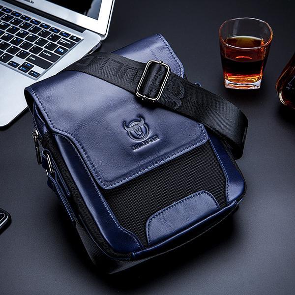 Genuine Leather Business Crossbody Bag for Work, Travel & Daily Use - VOTVO