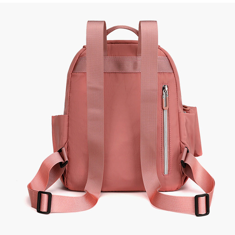 Zaino da donna in nylon con piccolo portamonete – Borsa da viaggio casual da giorno