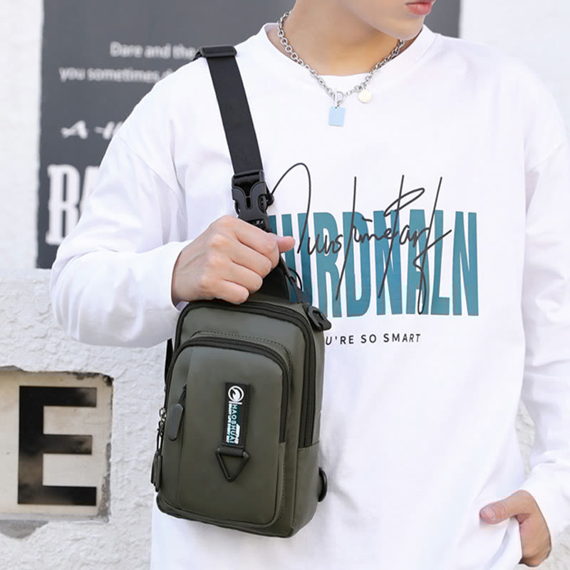 Practical Crossbody Sling Bag for Men – Waterproof Travel Satchel Purse