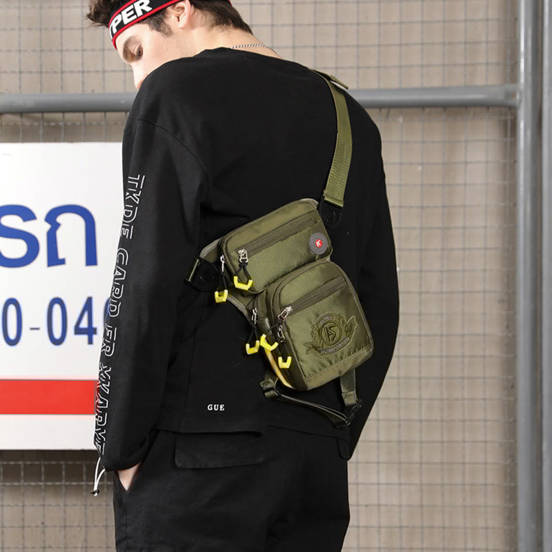 Anti-Theft Nylon Waist & Leg Bag for Men – Tactical Outdoor Gear