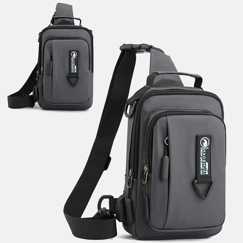 Practical Crossbody Sling Bag for Men – Waterproof Travel Satchel Purse