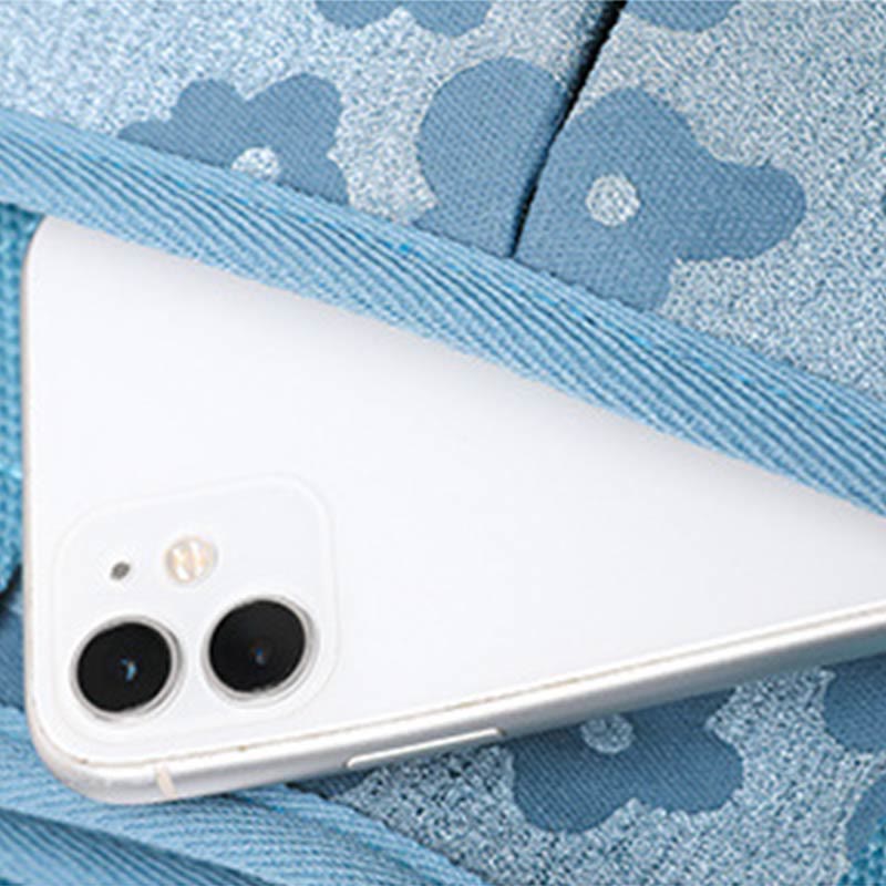 Floral Cute Printing Crossbody Purse – Large Canvas Handbag for Commuting - VOTVO