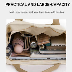 Large-capacity stylish canvas bag-