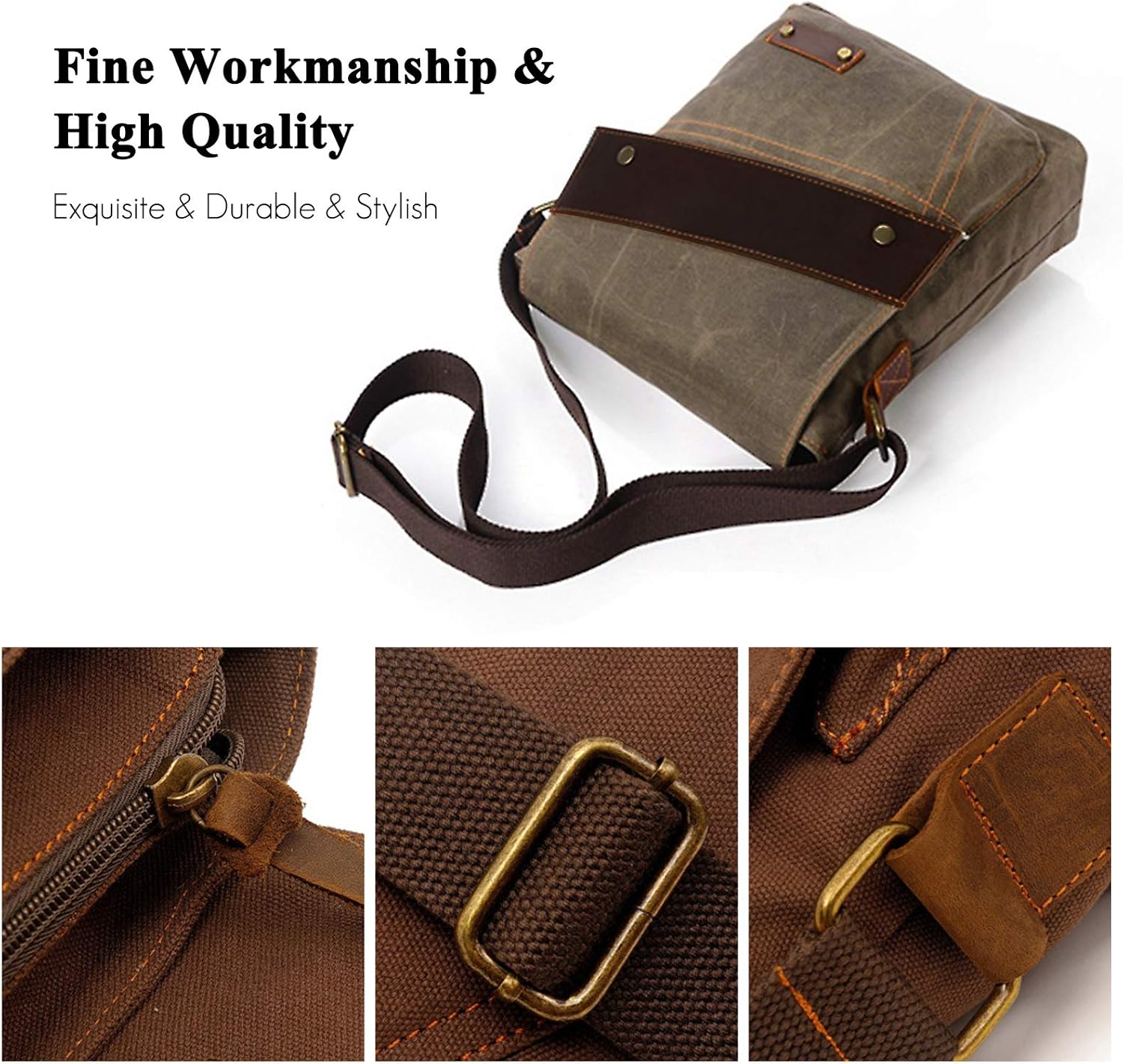 Business Messenger Canvas Shoulder Bag - VOTVO