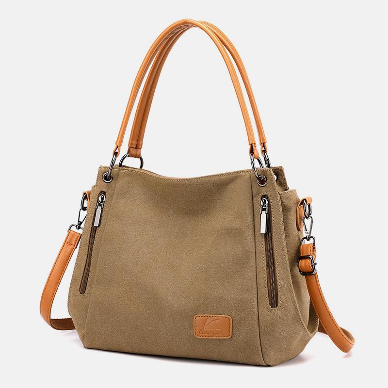 Large Capacity Casual Canvas Crossbody Bag for Women – Stylish & Practical - VOTVO