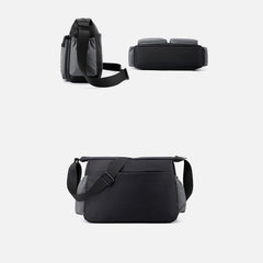 Classic Travel Satchel for Men – Durable Nylon, Large Crossbody Bag