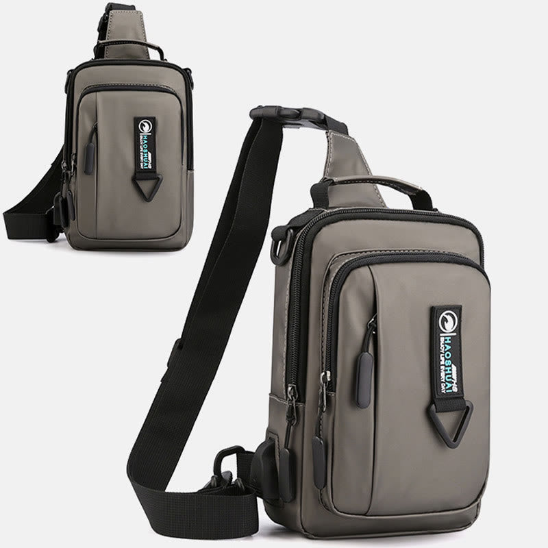 Practical Crossbody Sling Bag for Men – Waterproof Travel Satchel Purse