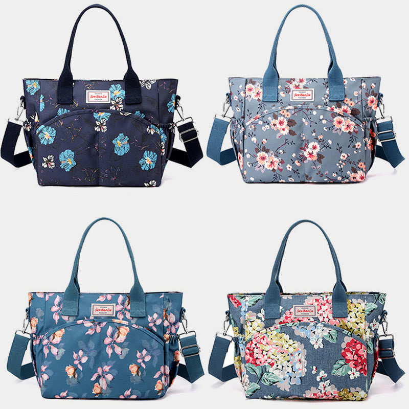 Top-Handle Bag for Women – Ethnic Flower Style Crossbody Handbag, Versatile & Stylish