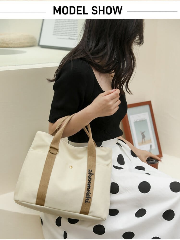 Large - capacity stylish canvas bag - VOTVO
