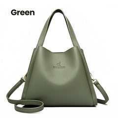Embossed Soft Leather Handbag – Stylish, Versatile & Timeless Design