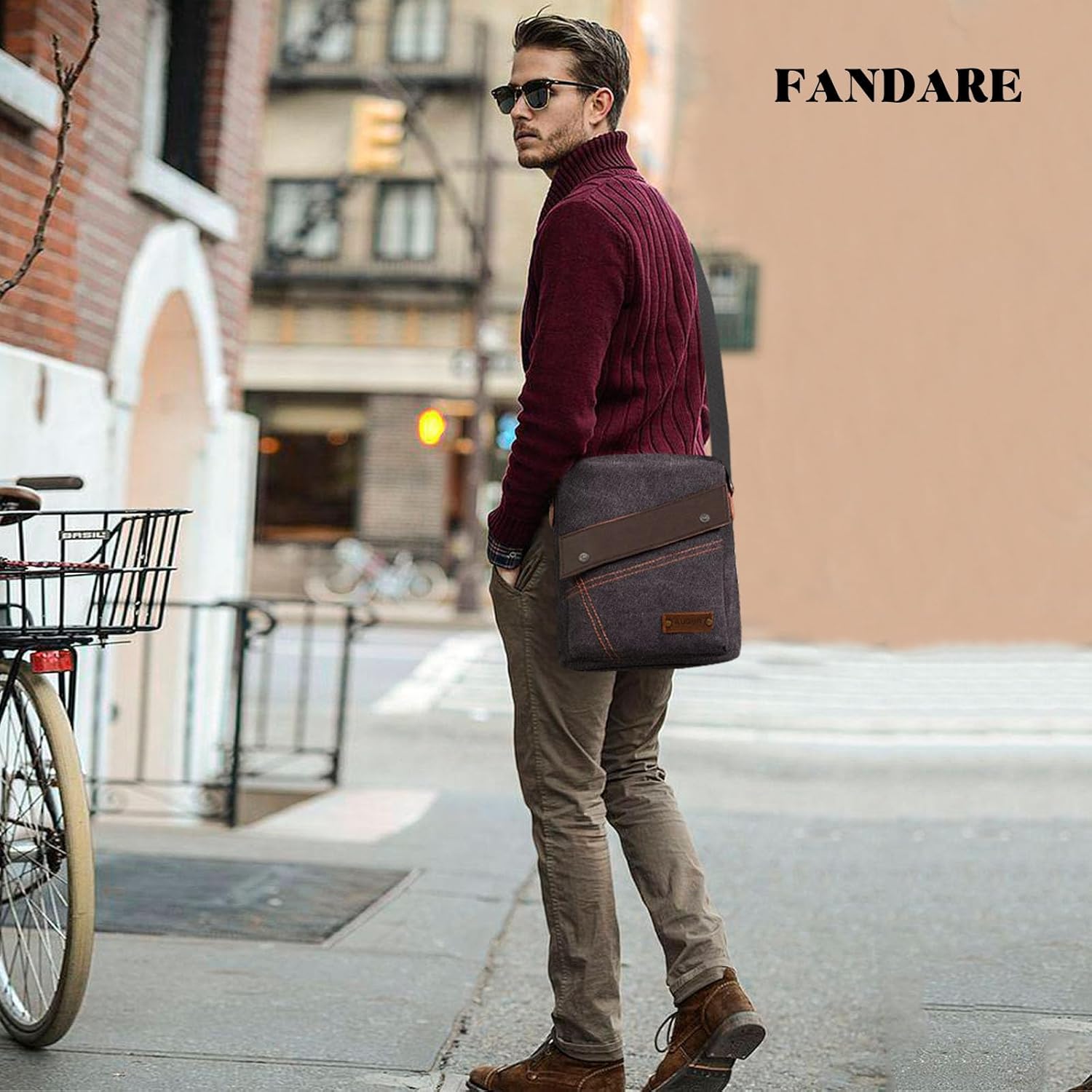 Business Messenger Canvas Shoulder Bag - VOTVO