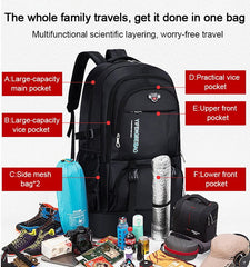 Expandable Oxford Backpack – Large Capacity & Durable for Travel & Work