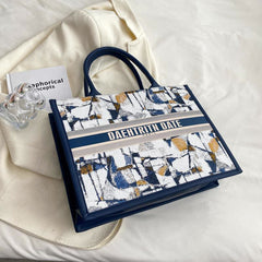 Borsa tote in tela di grande capacità per donna – Borsa da pendolare quotidiana