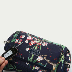 Borsa a tracolla con molteplici stili di stampa colorata per viaggi da donna