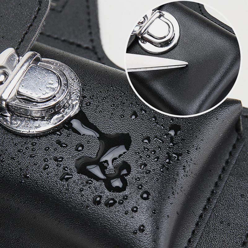 Leather Phone Pouch for Belt Universal Smartphone Holster Waist Bag - VOTVO