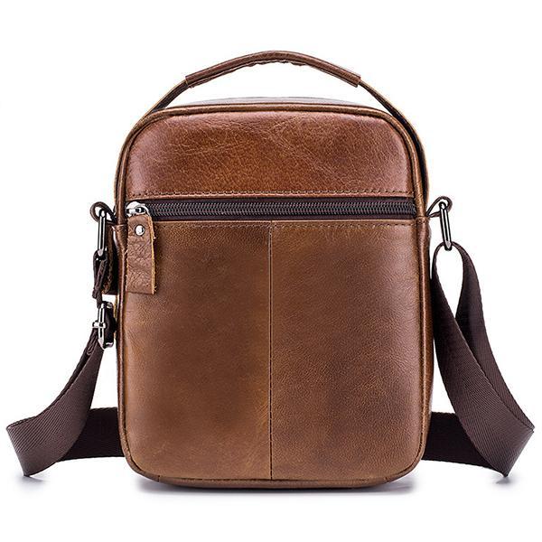 Genuine Leather Vintage Crossbody Bag for Men – Stylish Shoulder Bag - VOTVO