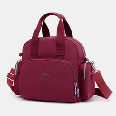 3 - Way Use Backpack with USB Charging Port – Versatile Nylon Travel & School Bag for Women - VOTVO